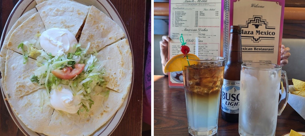 Plaza Mexico Menu